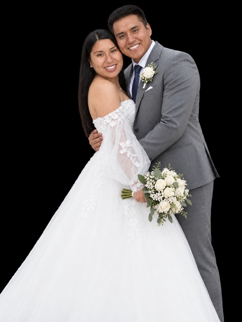 Elsa & Jhon, los novios